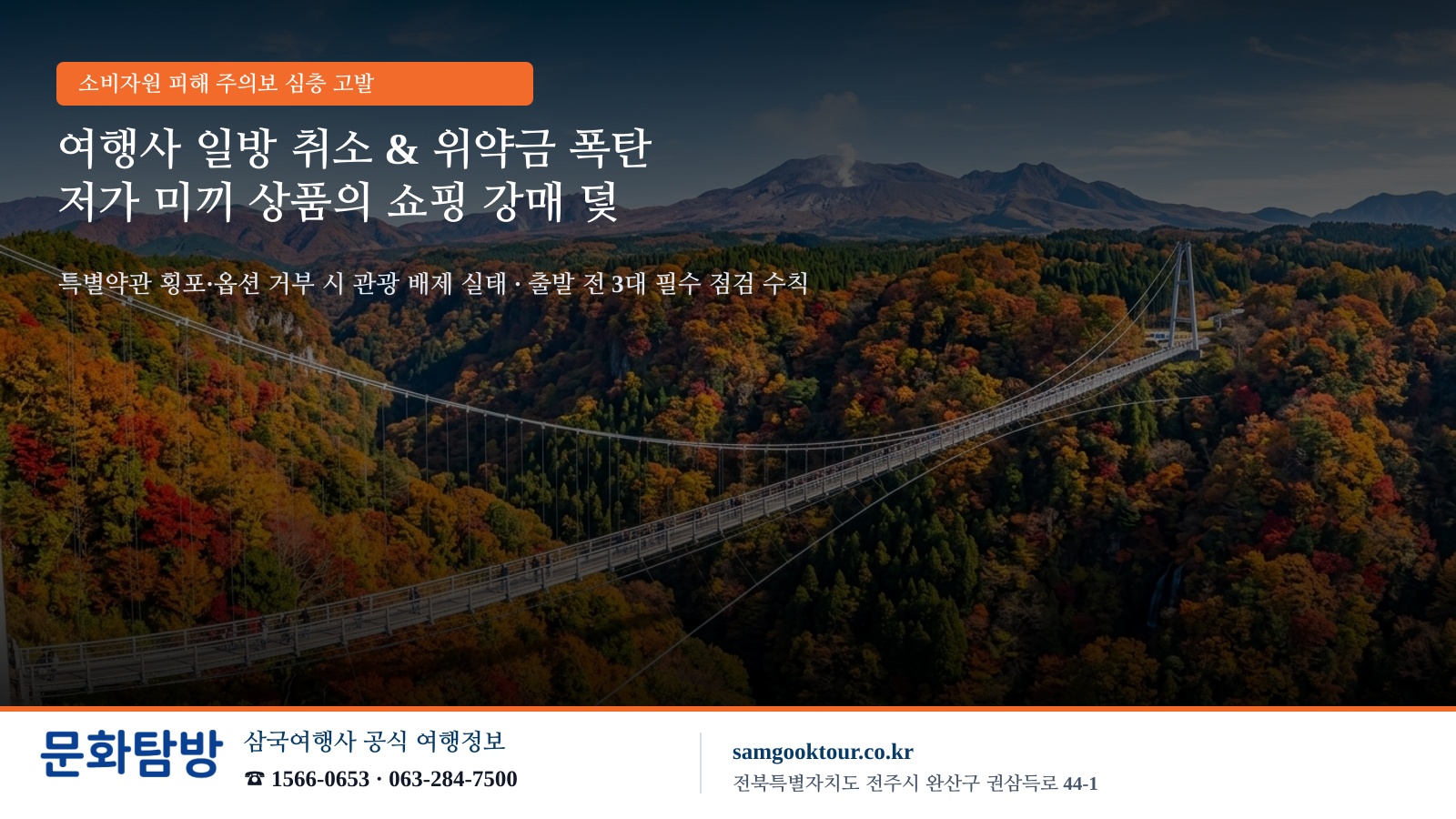 1. [2026 가을 환절기 여행 트렌드 & 실사례 분석] 뚝 떨어진 기온, 부모님 관절 부담 없는 '영원한 봄의 도시' 곤명과 저가 패키지 부도·위약금 사태의 그늘